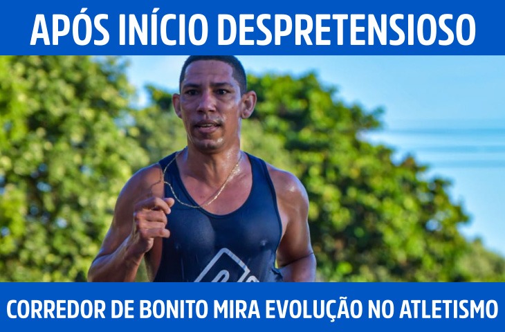 Corredor de Bonito mira evolução no atletismo após início despretensioso