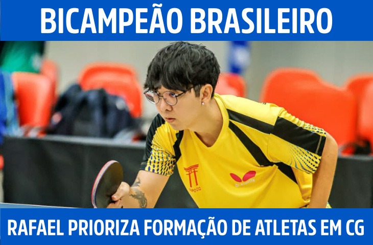 Bicampeão brasileiro, Rafael Watanabe prioriza formação de atletas em Campo Grande