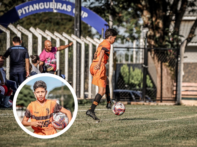 Talento de Bela Vista é aprovado em clube de futebol formador de atletas destaca trabalho da Sejel