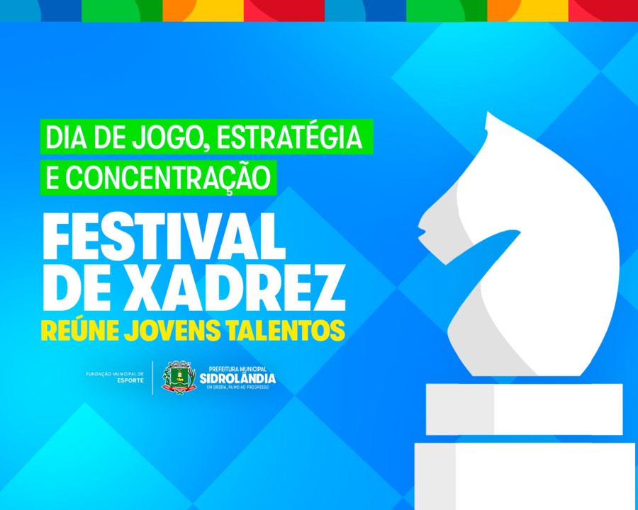 Sidrolândia sedia o Festival da Criança e Juventude de Xadrez 2026 neste sábado (11)