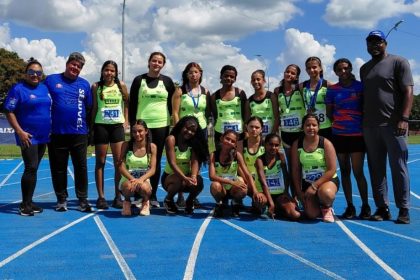 Atletismo Feminino da Sejuvel conquista título de campeão estadual de atletismo Sub-14 em Campo Grande