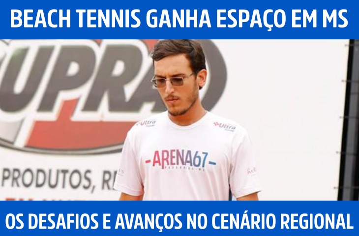 Beach tennis ganha espaço em MS e atleta aponta desafios e avanços no cenário regional