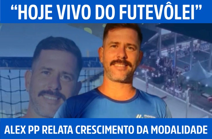 “Hoje vivo do futevôlei”: Alex PP relata crescimento da modalidade em Campo Grande