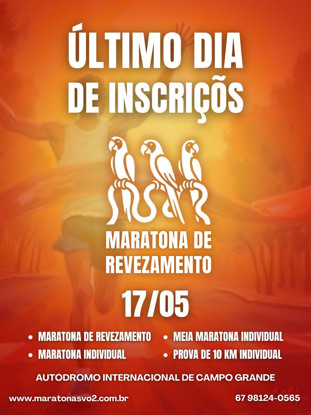 Último dia para inscrições na Maratona d...