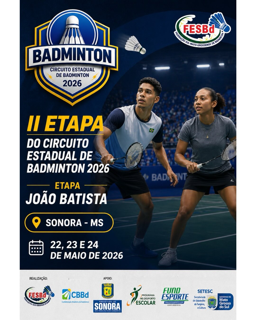 II Etapa do Circuito Estadual de Badmint...