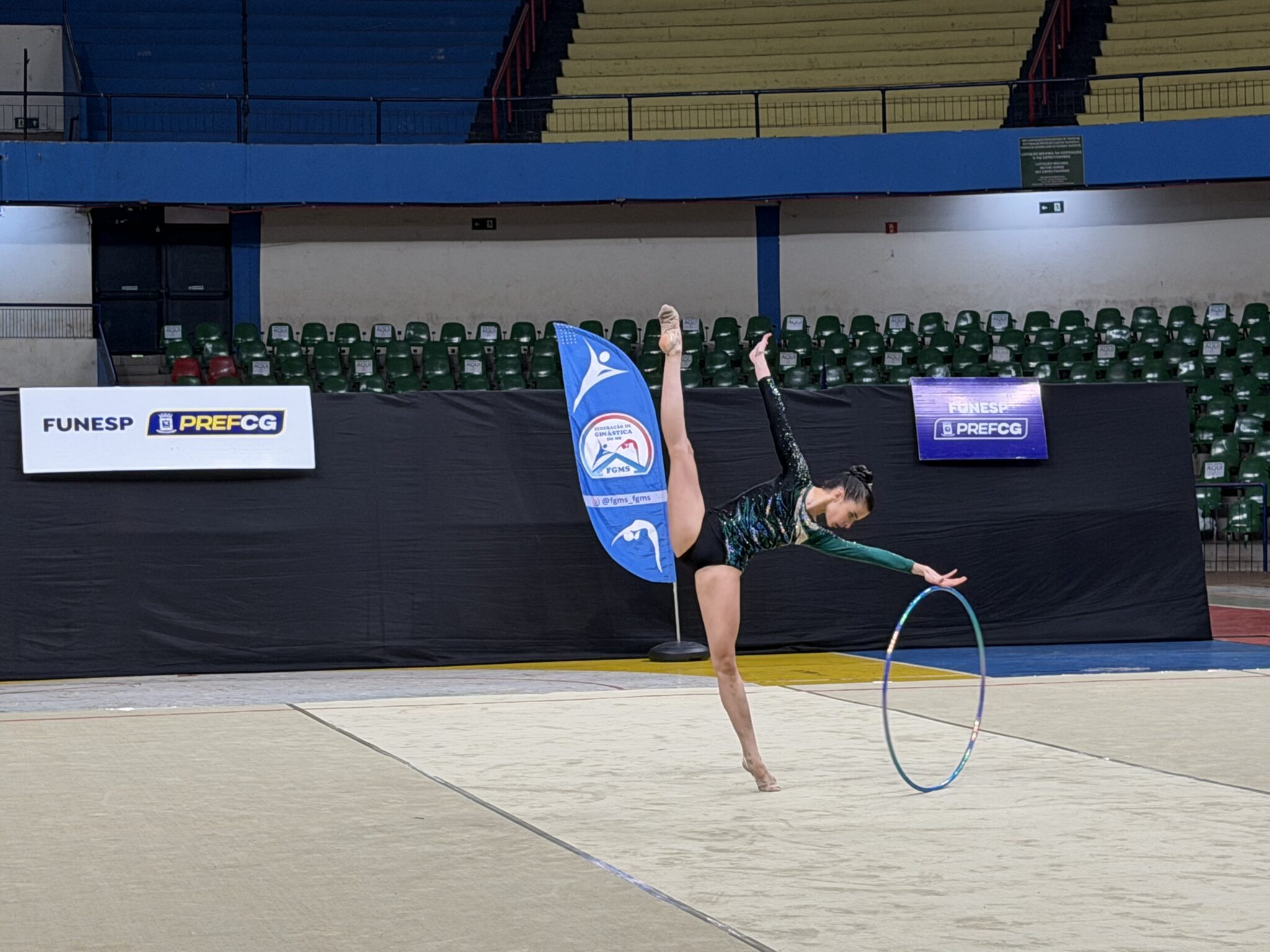 Jogos Escolares revelam talentos da ginástica rítmica