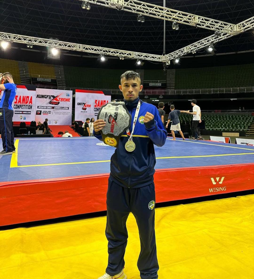 Atleta sul-mato-grossense representa o Brasil no Mundial Universitário de Lutas em Brasília