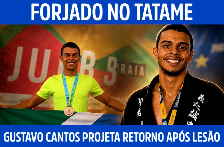 Forjado no tatame: Gustavo Cantos projeta retorno após lesão