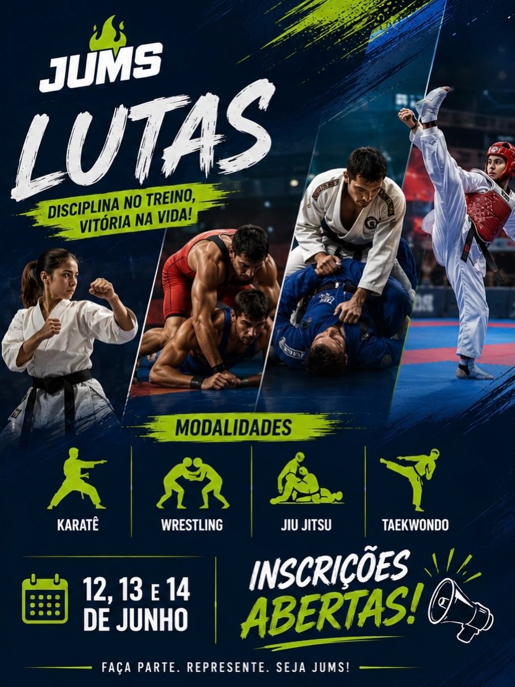 JUMS Lutas 2026 reunirá universitários e...