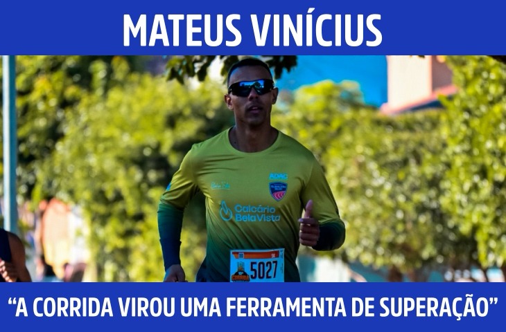 “A corrida virou uma ferramenta de superação”, diz atleta sul-mato-grossense Mateus Vinícius