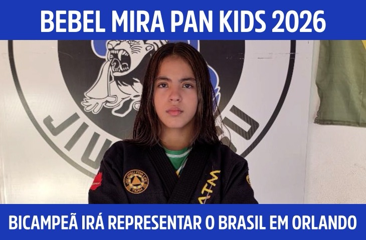 Bebel mira Pan Kids 2026 após bicampeonato brasileiro