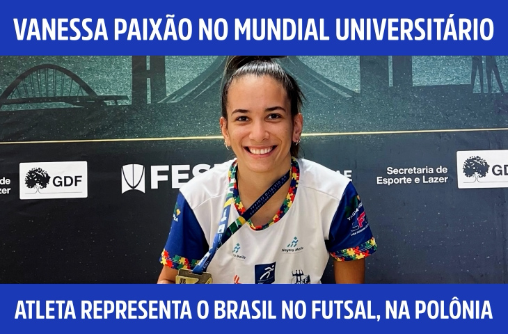Vanessa Paixão representa o Brasil no Mundial Universitário de Futsal na Polônia
