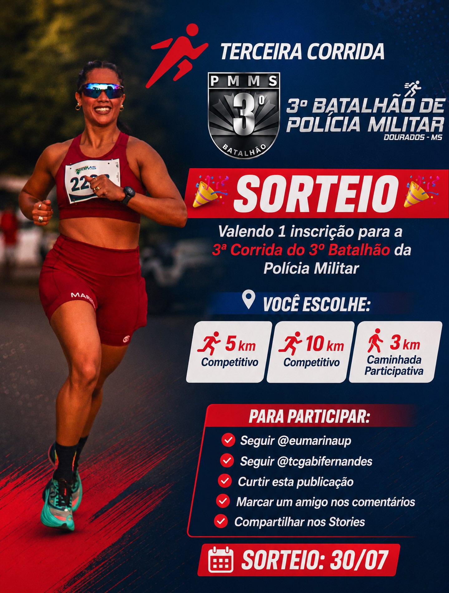 Sorteio Especial garante inscrição para...
