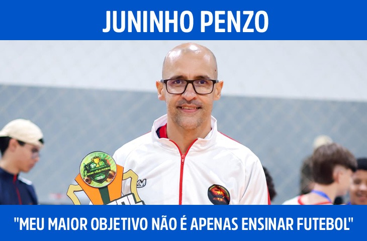 "Meu maior objetivo não é apenas ensinar futebol", diz Juninho Penzo sobre o Projeto CRER