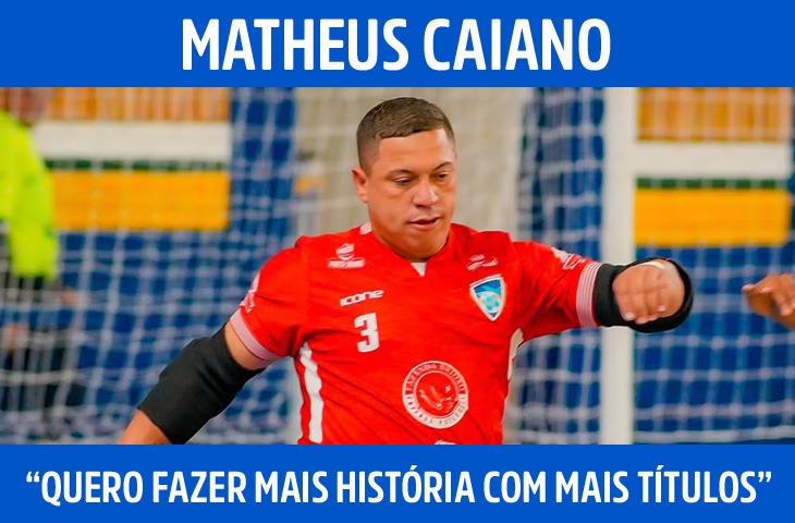 Matheus Caiano: “Quero fazer mais história com mais títulos”