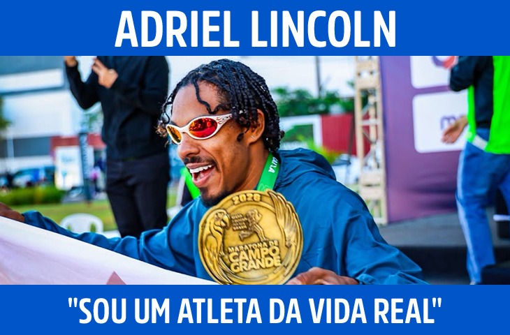 "Sou um atleta da vida real": como Adriel Lincoln concilia família, trabalho e corrida