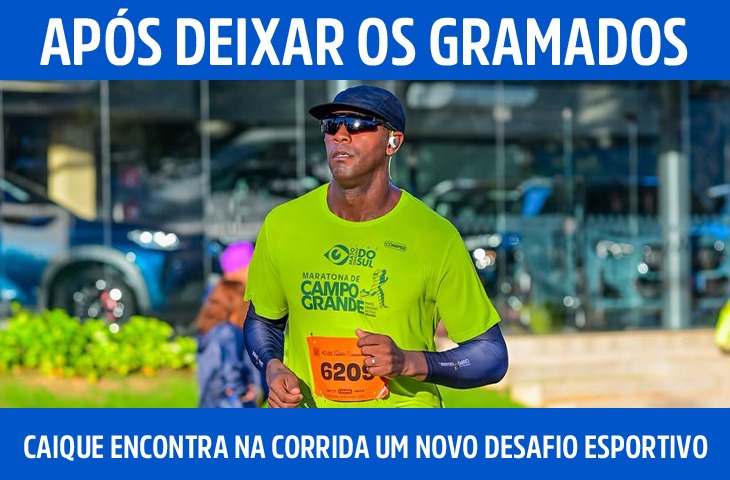 Após deixar os gramados, Caique Franco encontra na corrida um novo desafio esportivo