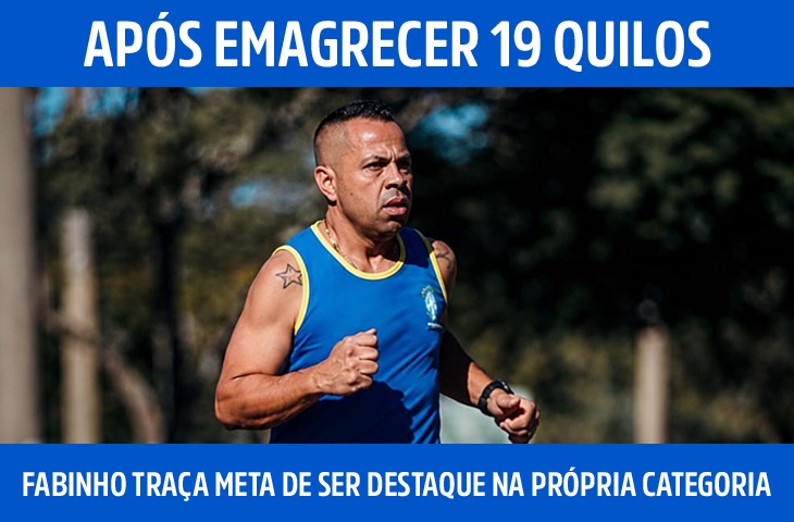 Após emagrecer 19 quilos, Fabinho Pedra traça meta de ser destaque na própria categoria