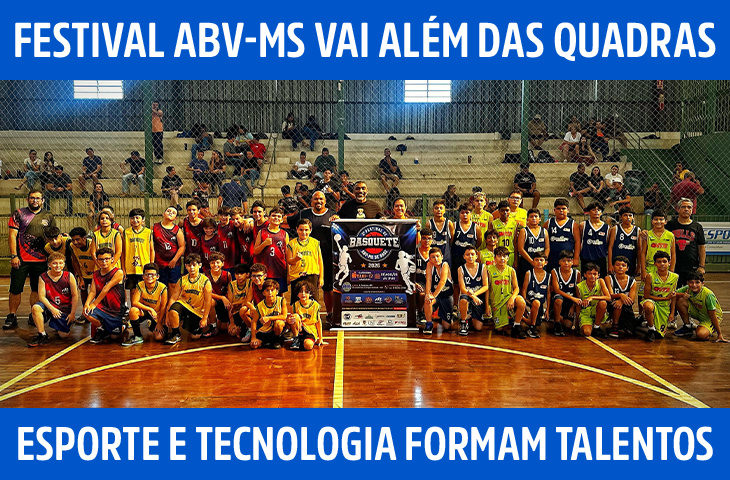 2º Festival de Basquete ABV-MS de Base fortalece formação de jovens atletas em Campo Grande