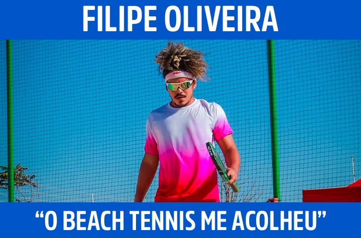 "O beach tennis me acolheu", diz Filipe Oliveira ao relembrar trajetória no esporte