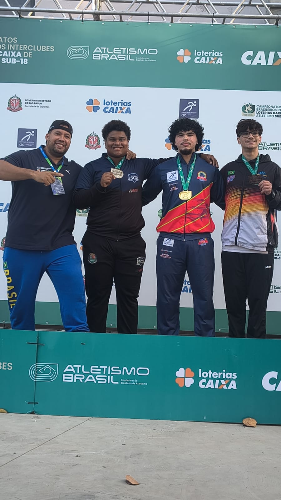Brasileiro Sub-18: MS sobe ranking no quadro de medalhas e sagra vice campeão masculino por clubes