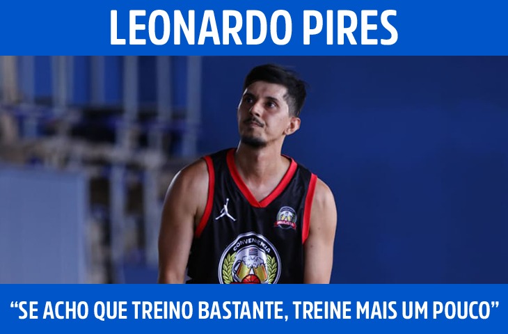 “Se acho que treino bastante, treine mais um pouco”: Leonardo Pires leva trajetória no basquete de MS ao 3x3
