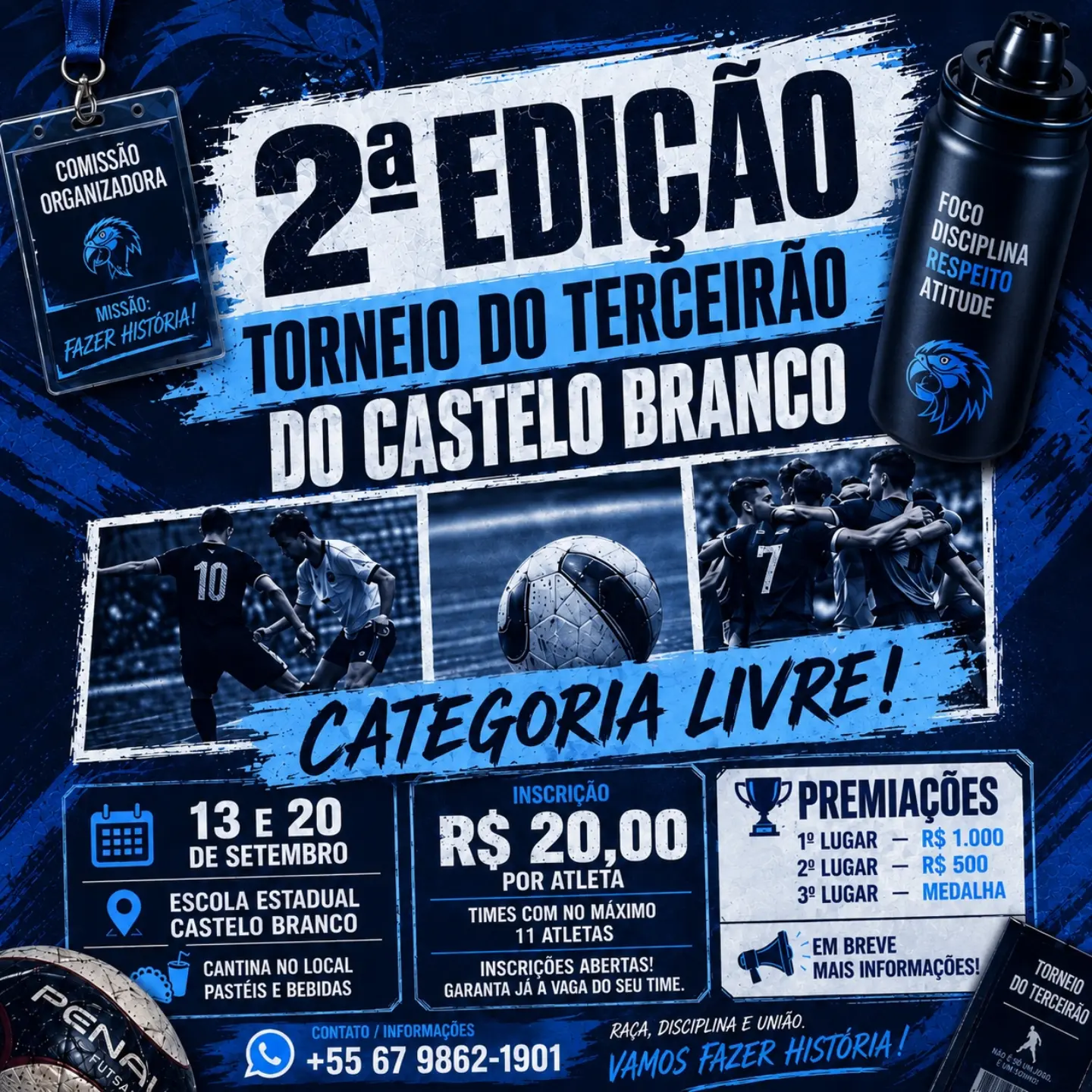2ª edição do Torneio do Terceirão do Castelo Branco será realizada em setembro